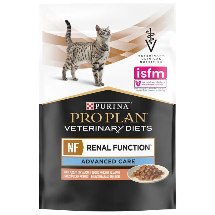 Pro Plan Veterinary Diets Renal Function Alimento húmido de salmão em saqueta para gatos