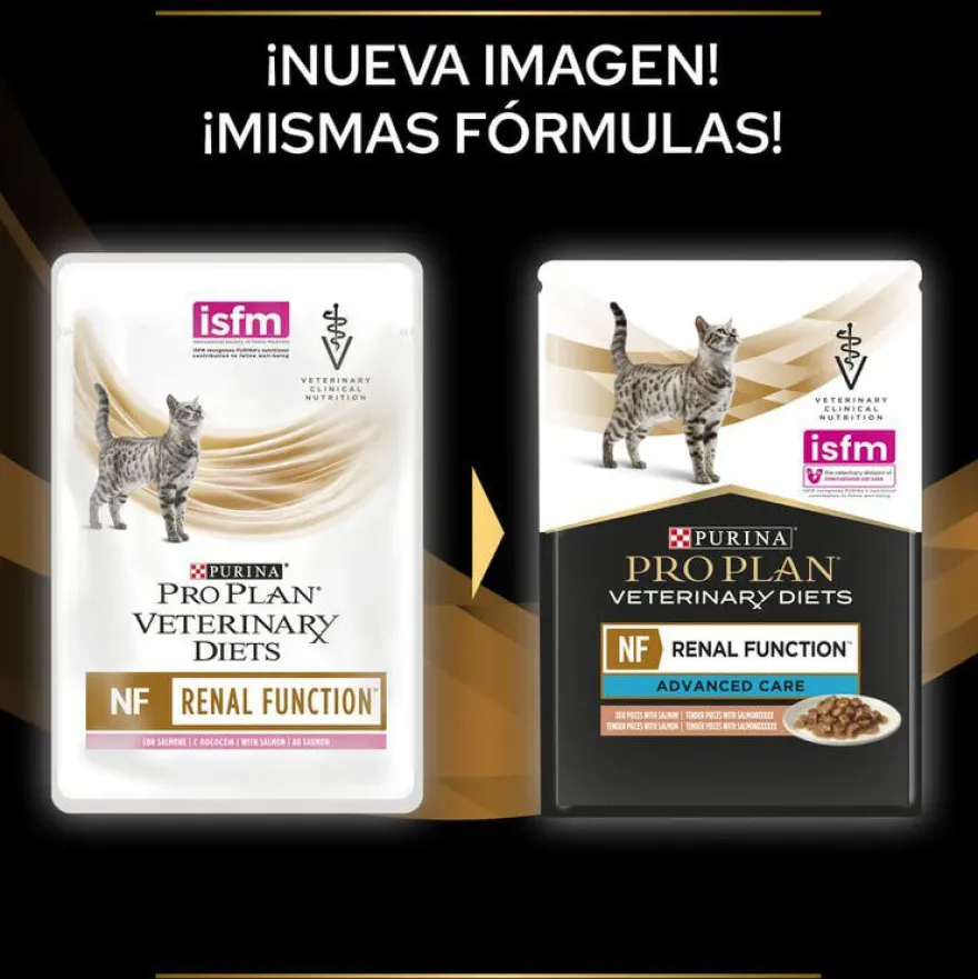 Pro Plan Veterinary Diets Renal Function Alimento húmido de salmão em saqueta para gatos