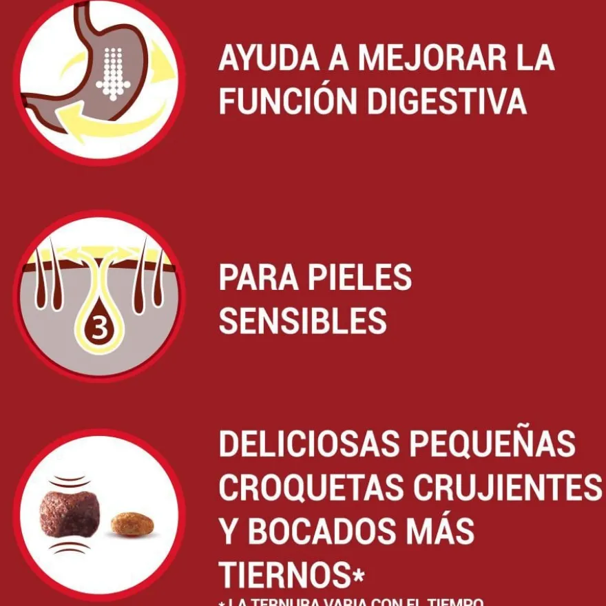 Purina One Adult Mini Bifensis Sensitive Salmão e Arroz ração para cães
