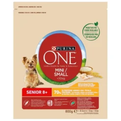 Purina One Senior 8+ Mini ração para cães