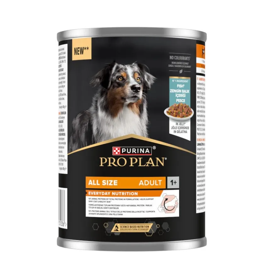 Purina Pro Plan Comida húmida de peixe em lata para cães