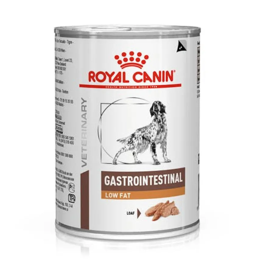 Royal Canin Gastrointestinal Low Fat lata para cães