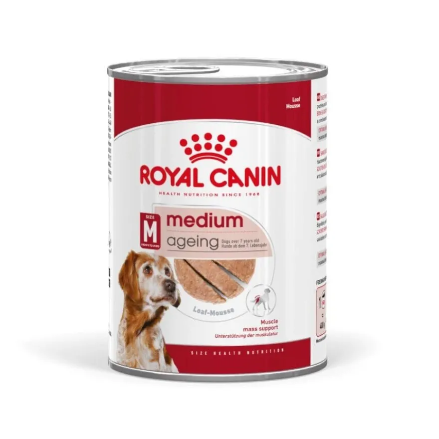 Royal Canin Medium 7+ Ageing lata para cães sénior