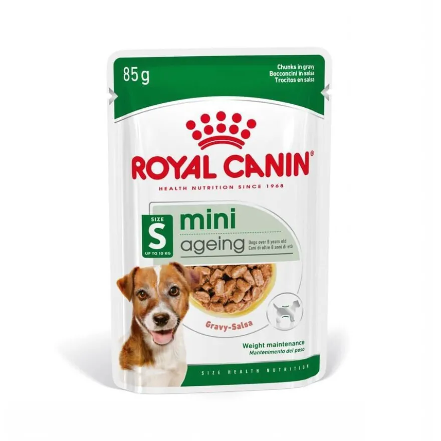 Royal Canin Mini Ageing saquetas em molho para cães sénior