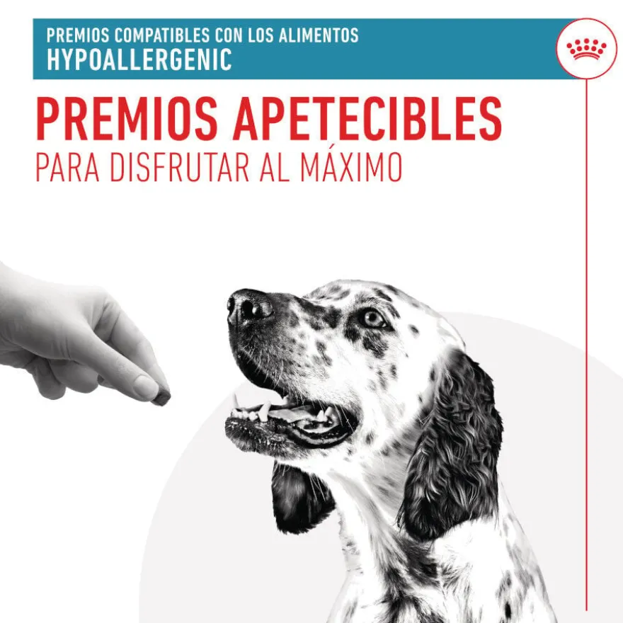Royal Canin treats hypoallergenic snacks para cães