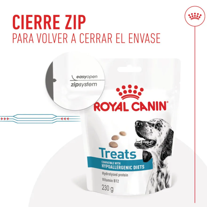 Royal Canin treats hypoallergenic snacks para cães