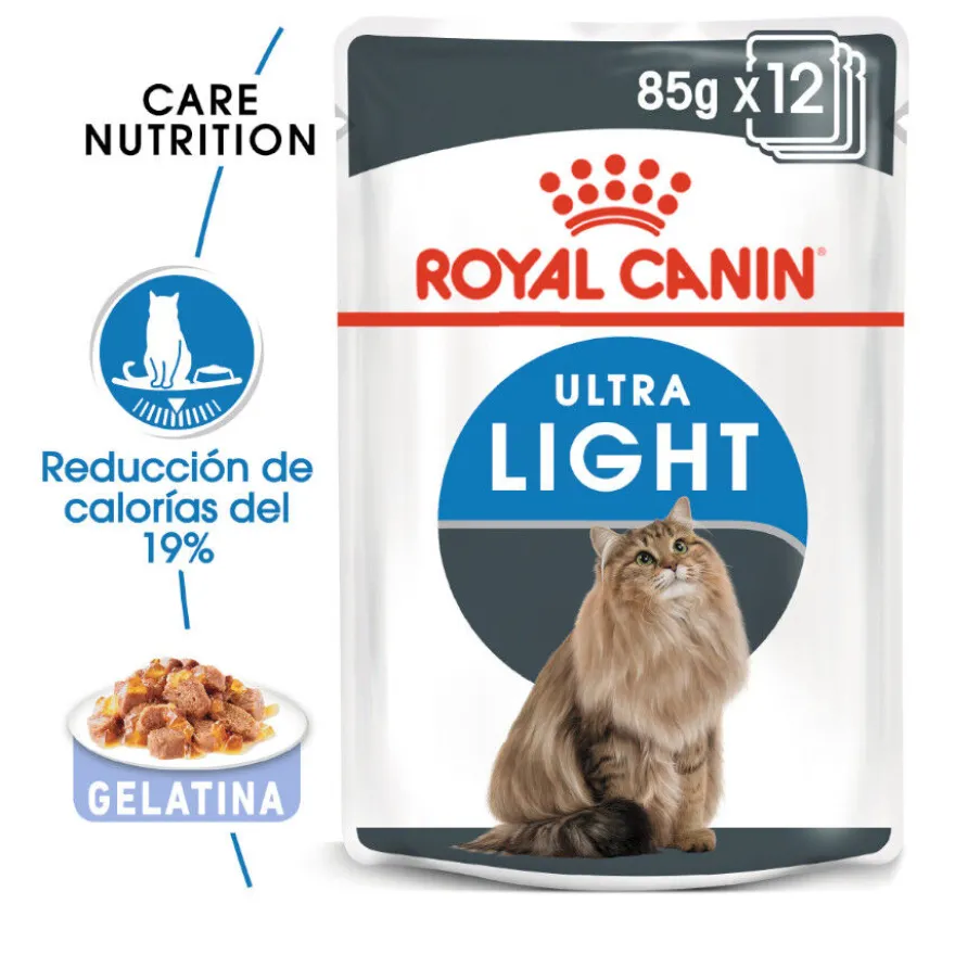 Royal Canin Ultra Light geleia saqueta para gatos