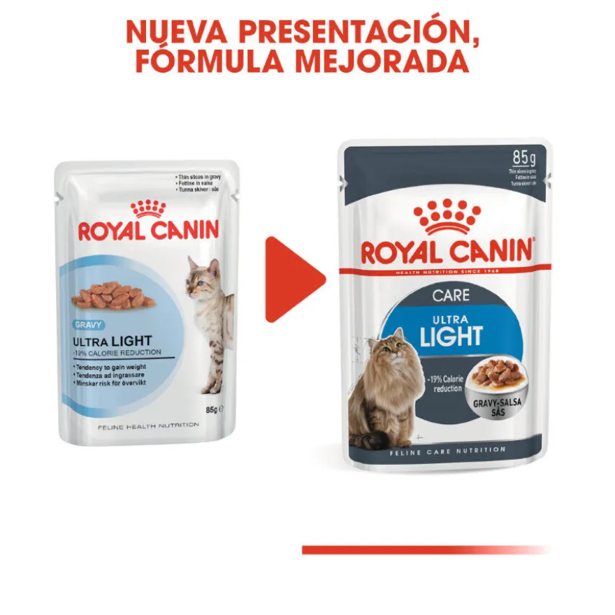Royal Canin Ultra Light saquetas para gatos