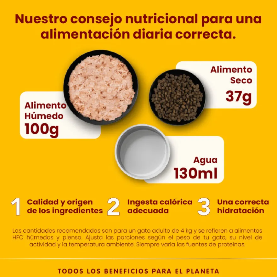 Sachê de atum do Pacífico esterilizado com HFC da Almo Nature para gatos
