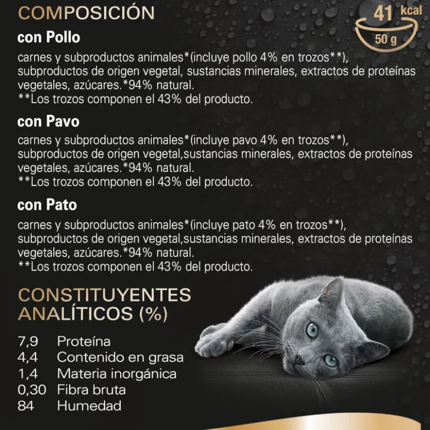 Sheba Délices du Jour em comida úmida para gato com frango, peru e molho de pato