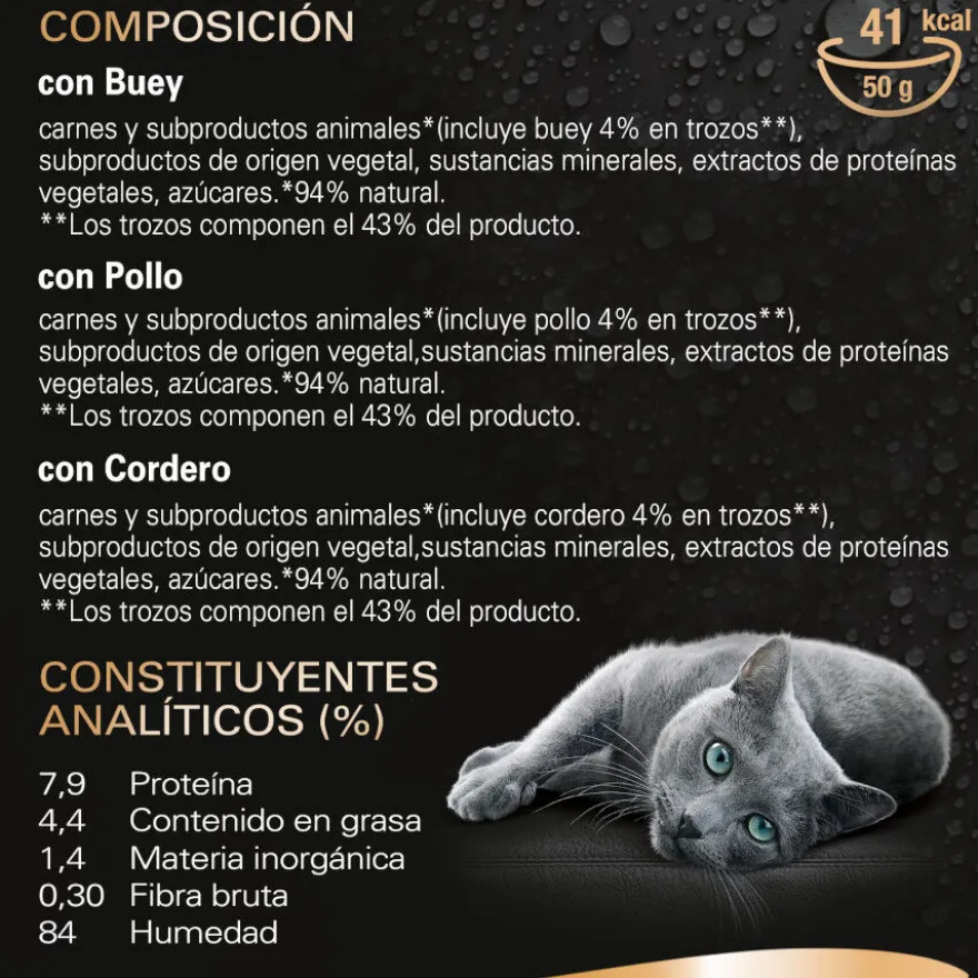 Sheba Délices du Jour em Molho de Carne, Frango e Cordeiro ração húmida para gatos