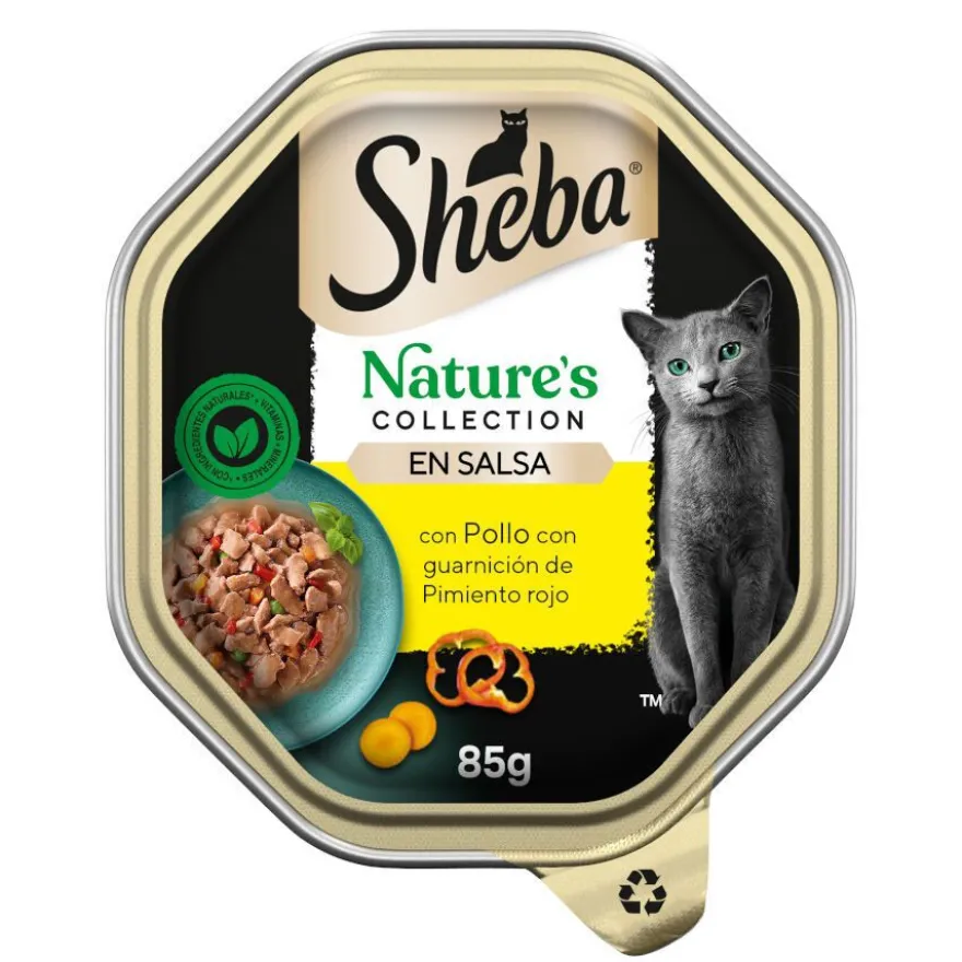 Sheba Nature Collection Alimento húmido de frango em terrina para gatos