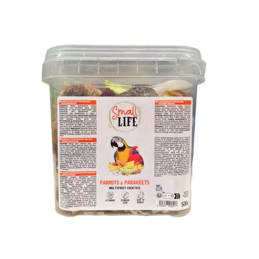 Small Life Frutas Desidratadas para papagaios