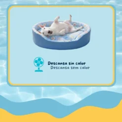 Summer Vibes Cool Bed Club Cama Refrescante para cães