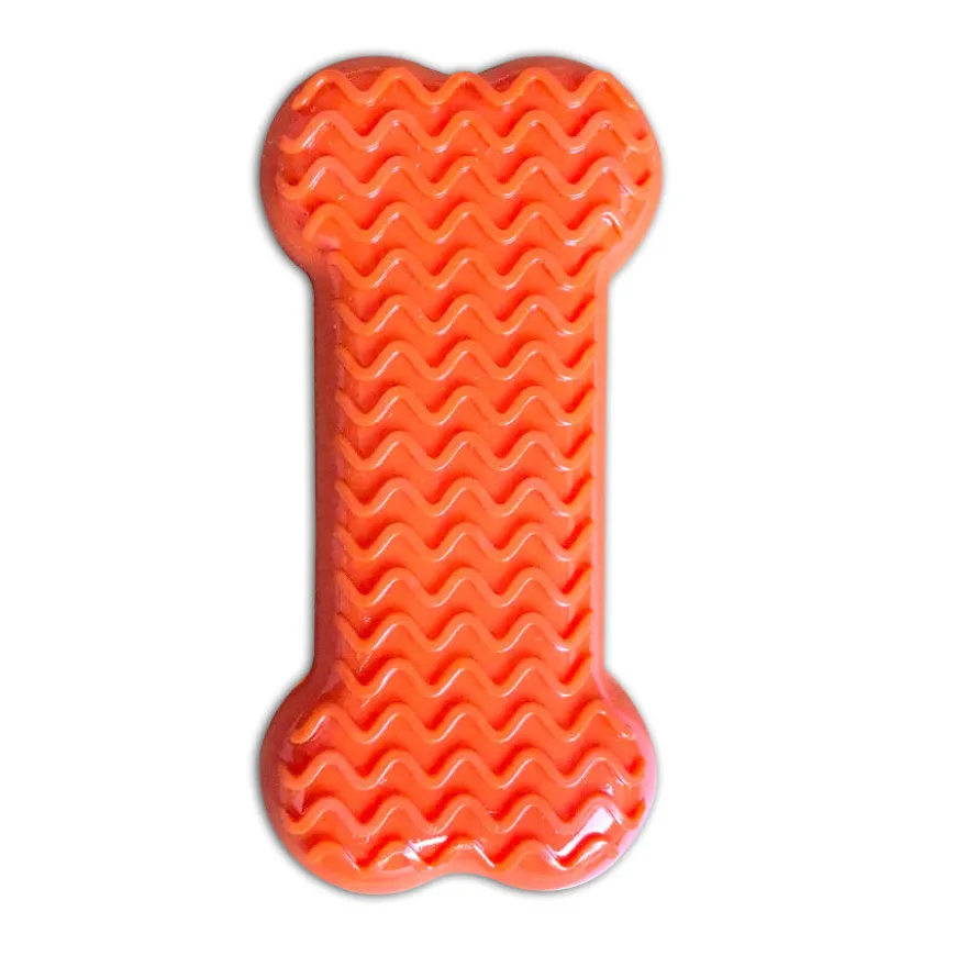 Summer Vibes Cooling Bone Orange Mordedor para cães