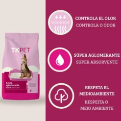 TK-Pet Areia Aglomerante Fresh para gatos