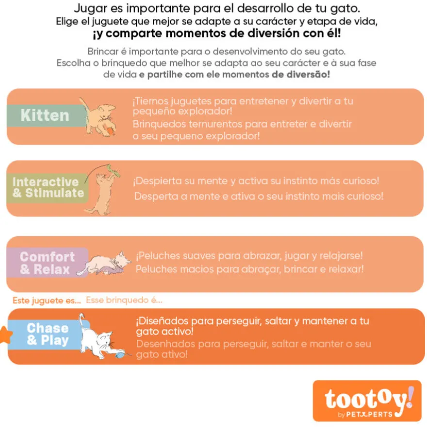 Tootoy! Bolas coloridas para gatos