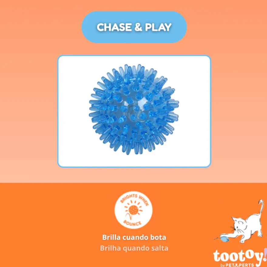 Tootoy! Chase Play Flash Ball Bola para gatos