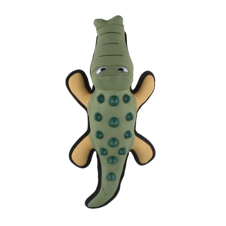 Tootoy! Comfort Brinquedo crocodilo resistente para cães