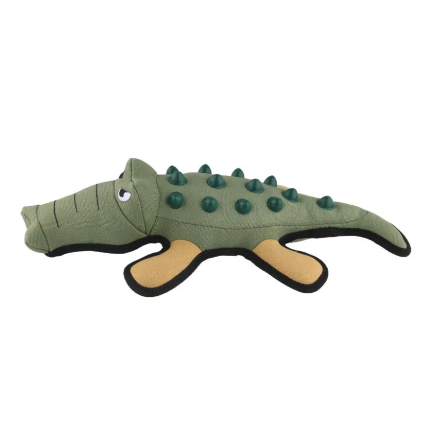 Tootoy! Comfort Brinquedo crocodilo resistente para cães