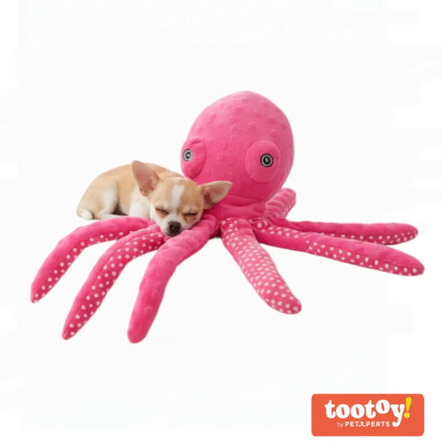 Tootoy! Comfort Peluche polvo Octopus para cães