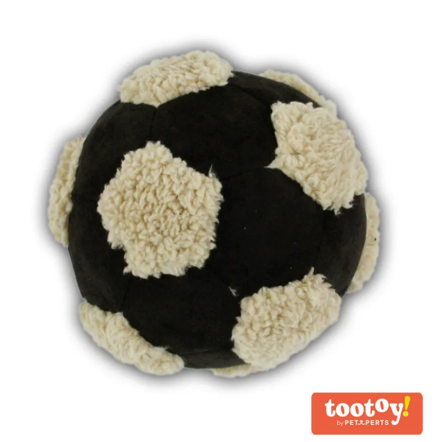Tootoy! Comfy Football Brown Bola de Peluche para cães