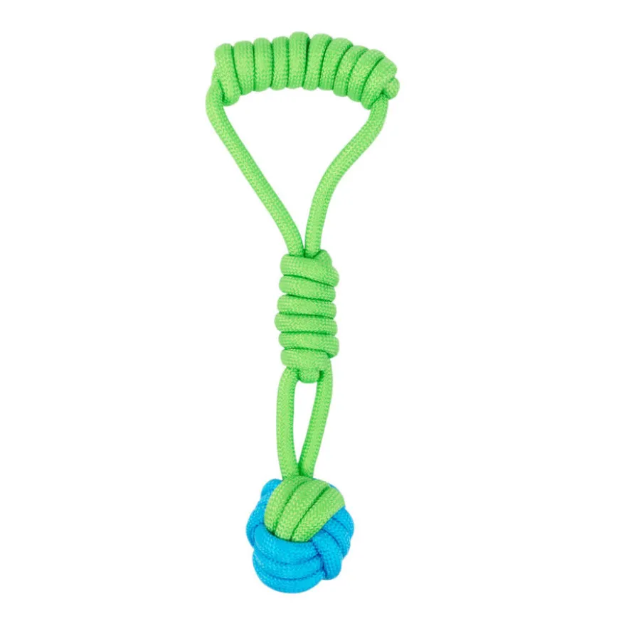 Tootoy! Pull Bola de puxar com corda para cães