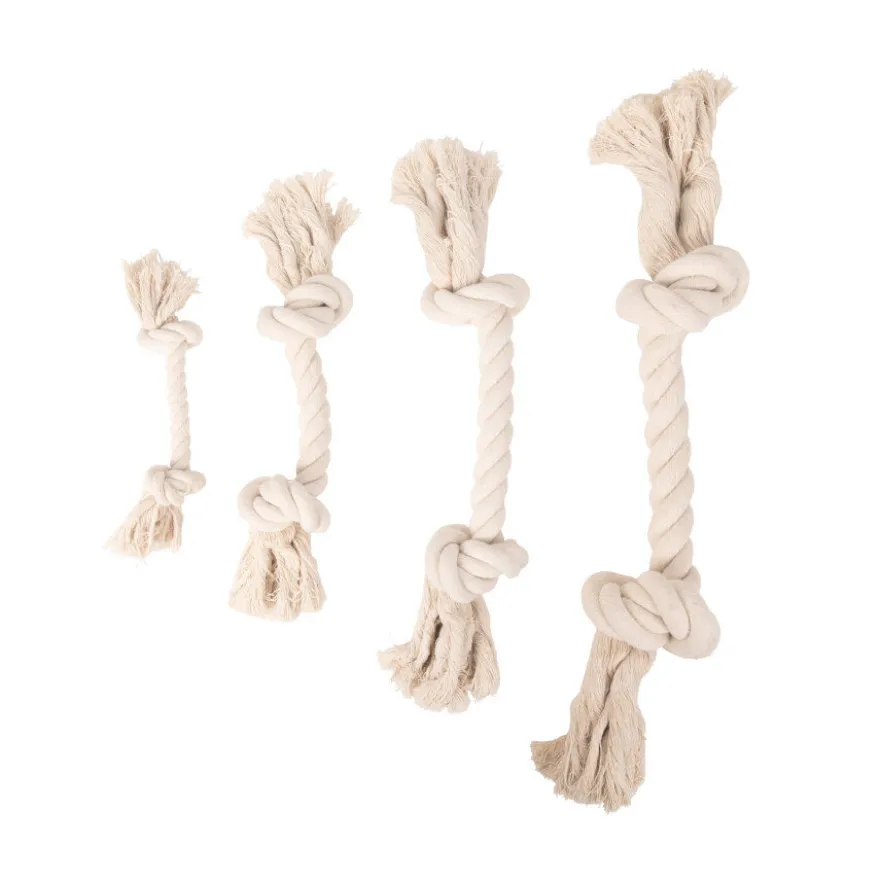 Tootoy! Pull Natural Rope Bone brinquedo corda para cães