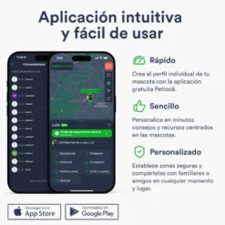 Trackimo Petloc8 Mini 4G Rastreador GPS para cães e gatos pequenos