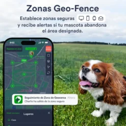 Trackimo Petloc8 Mini 4G Rastreador GPS para cães e gatos pequenos