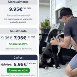 Trackimo Petloc8 Mini 4G Rastreador GPS para cães e gatos pequenos