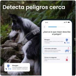 Trative GPS Dog 6 Rastreador de cães preto