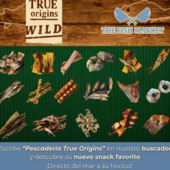 True Origins Colar de Peixe-Espada Snack para cães