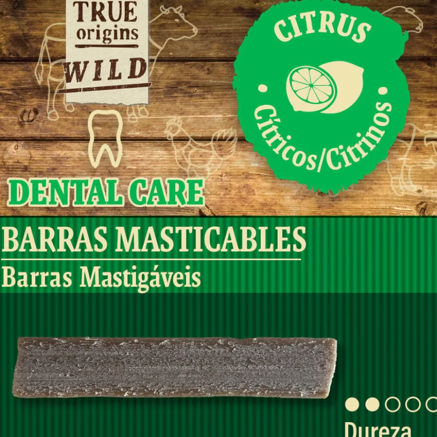 True Origins Dental Care Chewing Sticks Snack para cães