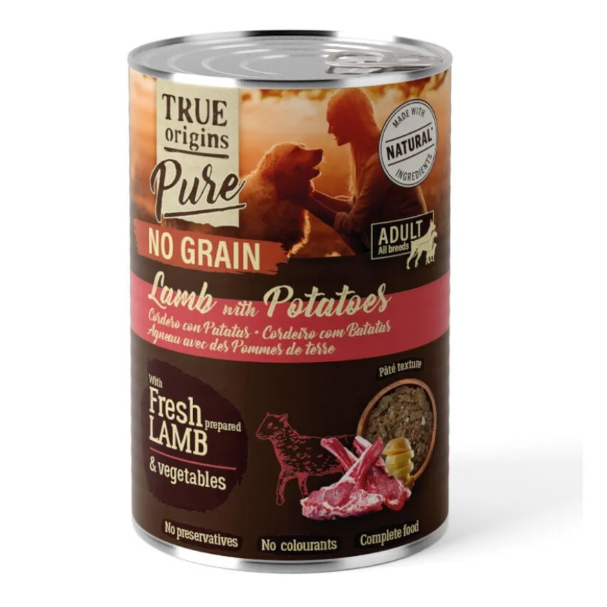 True Origins Pure Cordeiro lata para Cães