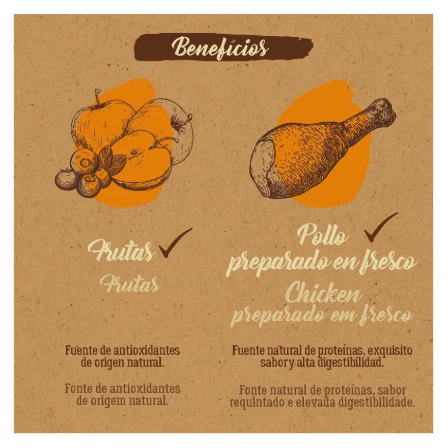 True Origins Pure Ração de Frango e ervilhas para cães adultos de raças Maxi