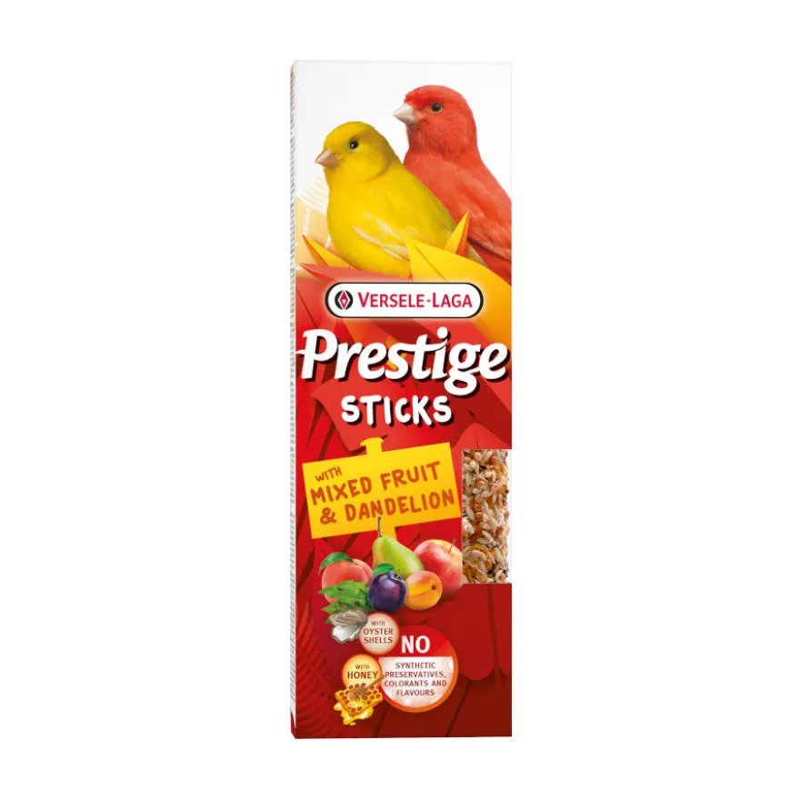 Versele-Laga Prestige Sticks de Fruta e Dente-de-Leão para aves