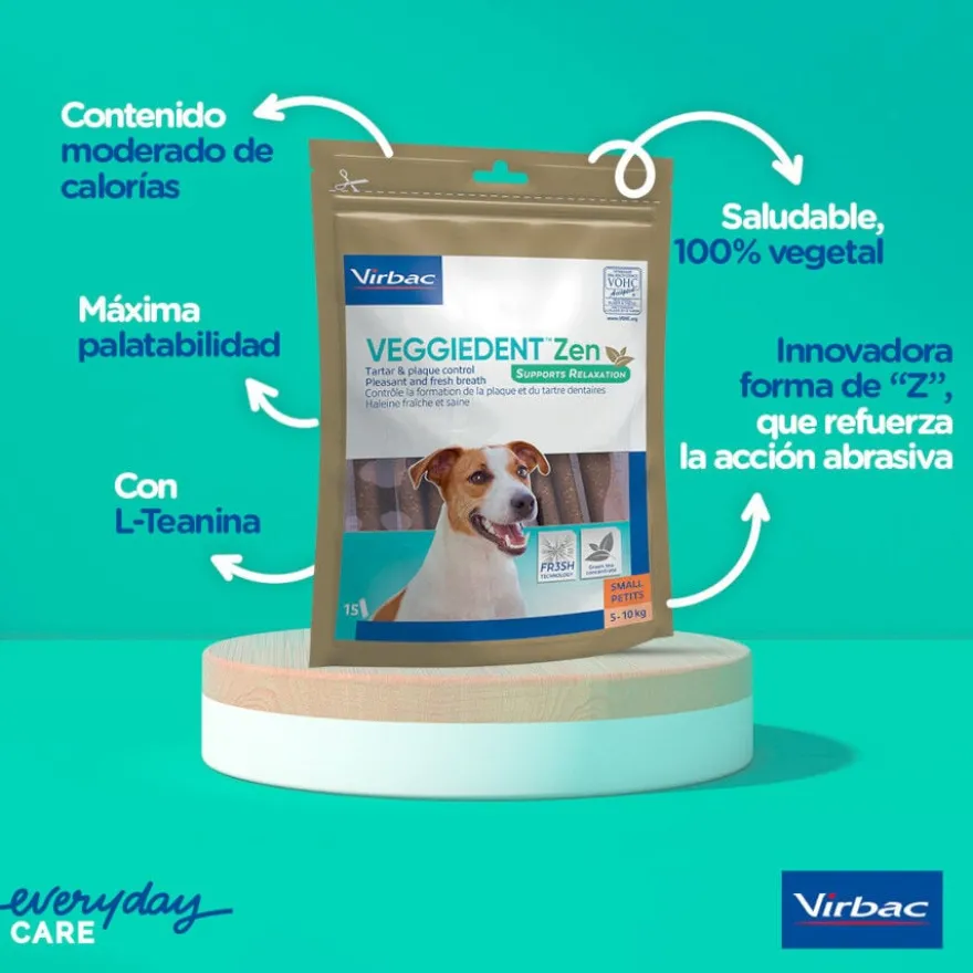 Virbac Snack para cães formato M Veggiedent Zen