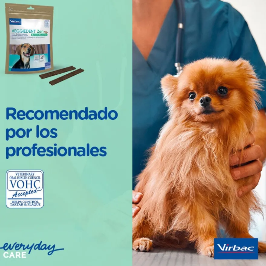 Virbac Snack para cães formato XS Veggiedent Zen