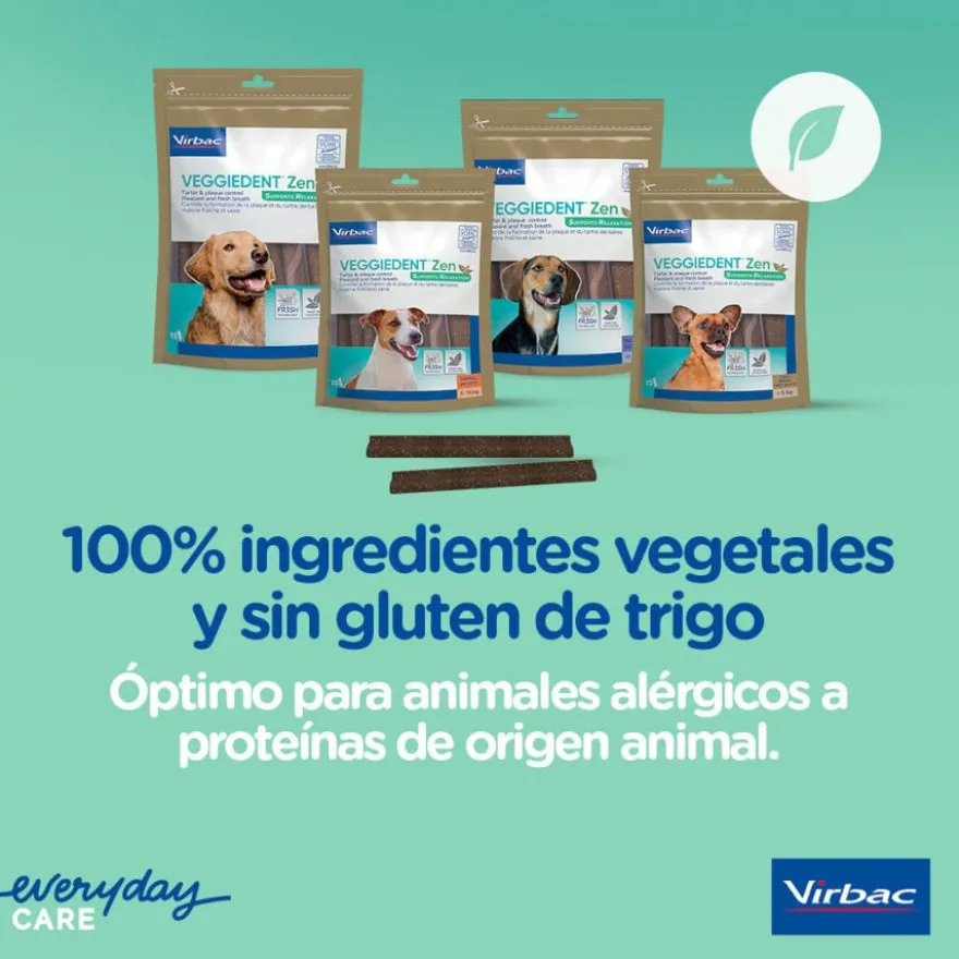 Virbac Snack para cães formato XS Veggiedent Zen