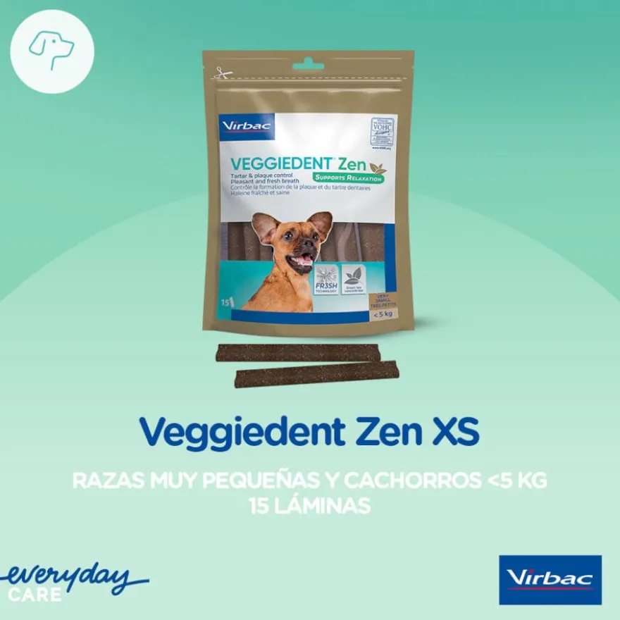 Virbac Snack para cães formato XS Veggiedent Zen