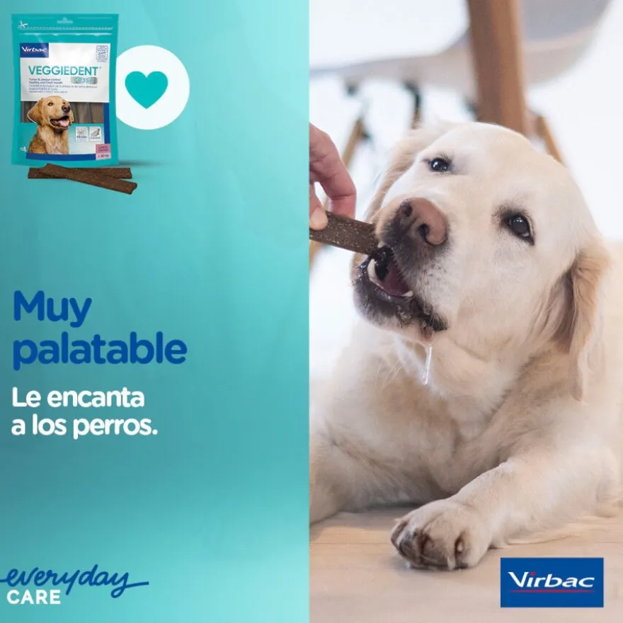 Virbac Snacks Dentários Veggiedent Fresh para cães de raça pequena