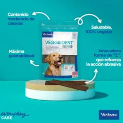 Virbac Snacks Dentários Veggiedent Fresh para cães de raça pequena