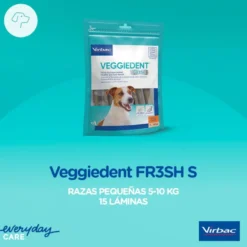 Virbac Snacks Dentários Veggiedent Fresh para cães de raça pequena