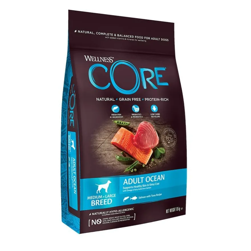 Wellness Core Adult Medium/Large Ocean Salmão e Atum ração para cães