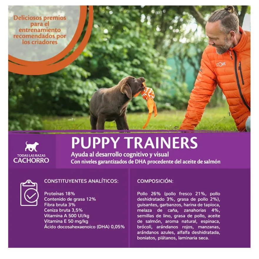 Wellness Core Biscoitos Puppy Trainers Frango para cães