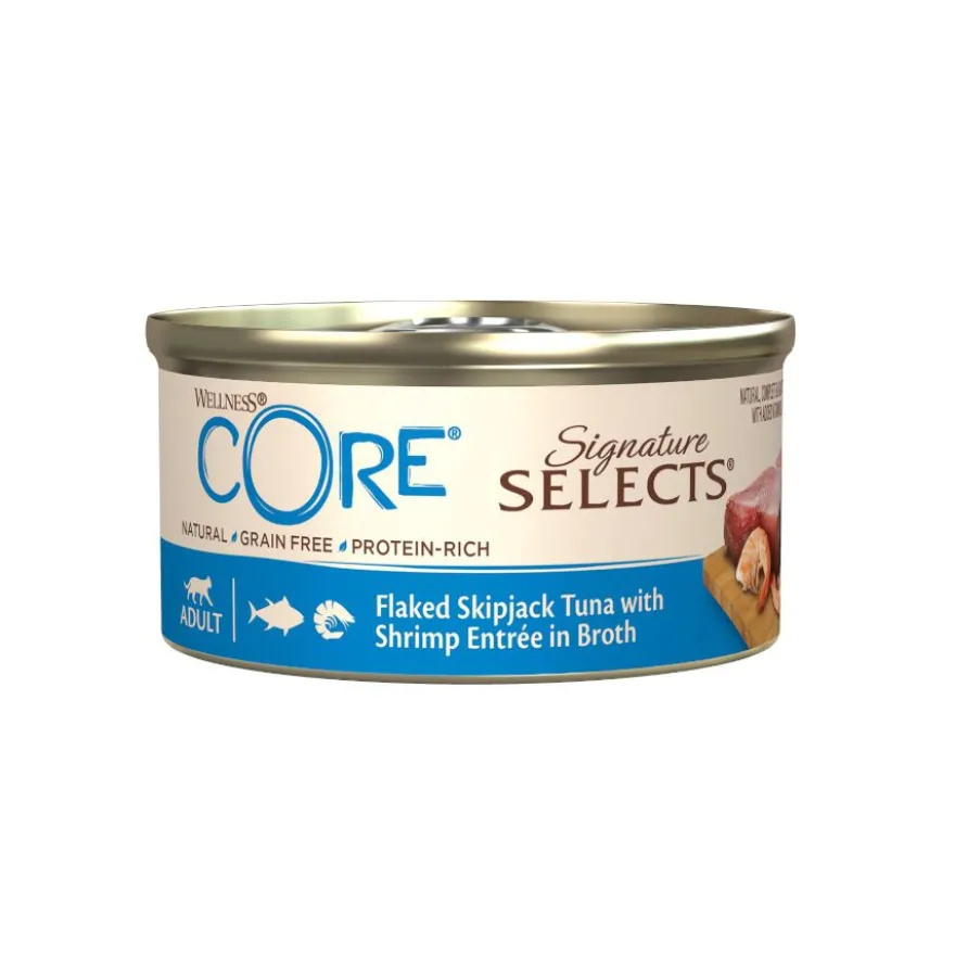 Wellness Core Flaked atum lata para gatos
