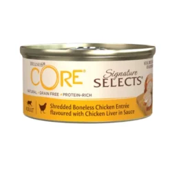 Wellness Core Shredded frango lata para gatos