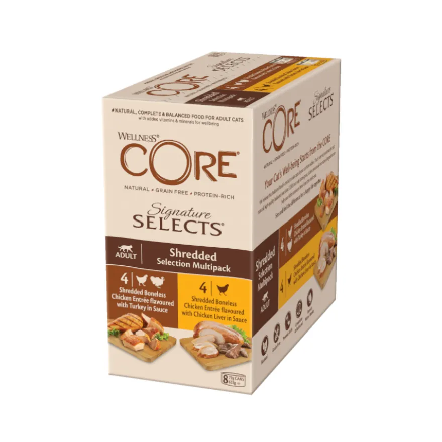 Wellness Core Shredded Selection lata para gatos 8