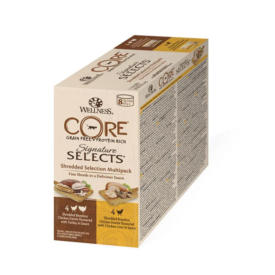 Wellness Core Shredded Selection lata para gatos 8